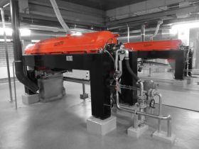 Decantor centrifugal DC - exemplu instalare