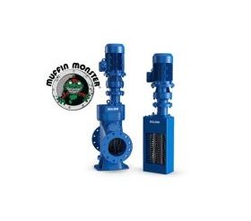 tocatoare pentru canalizari Sulzer Muffin Monster - montaj in canal deschis sau pe conducta