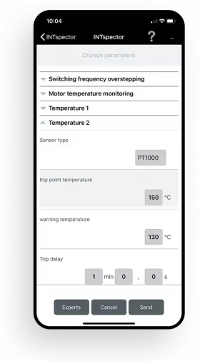 INT69® PYF Diagnose – Control app